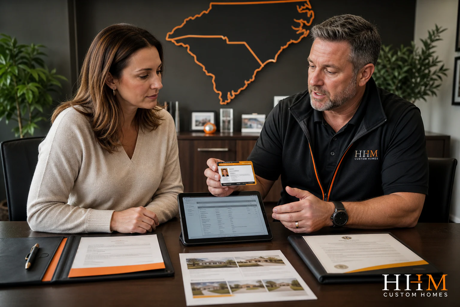 Contractor credentials being checked against official licensing records